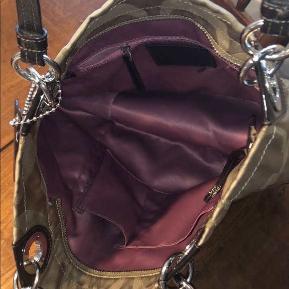 Brown & Beige Coach Bag - Picture 5 of 7